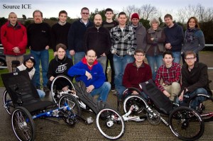 ICE Team L'équipe du fabricant de tricycles couchés anglais ICE